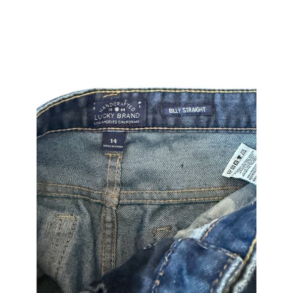 LUCKY BRAND Girls Billy Straight Leg Jeans Size 14 - Picture 8 of 11